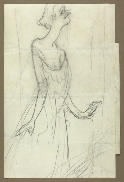 Yvette Guilbert énekel alkotó: Henri de Toulouse-Lautrec