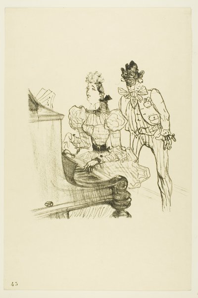 Zamboula-Polka alkotó: Henri de Toulouse-Lautrec