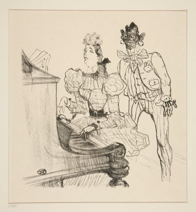 Zamboula-Polka alkotó: Henri de Toulouse-Lautrec