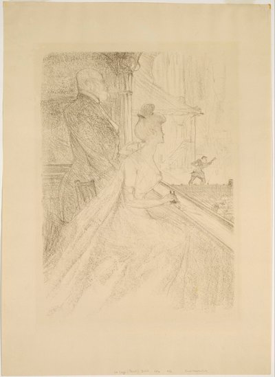 La Loge- A Faust előadása alkotó: Henri de Toulouse Lautrec