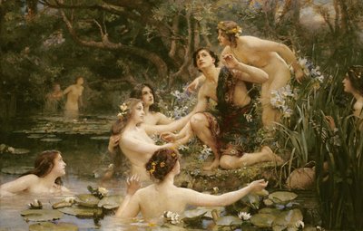 Hylas és a vízi nimfák alkotó: Henrietta Rae