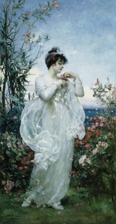 Nyár (olaj, vászon) alkotó: Henrietta Rae