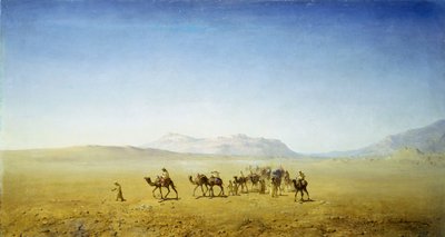 Arab karaván a sivatagban alkotó: Henrik Ankarcrona
