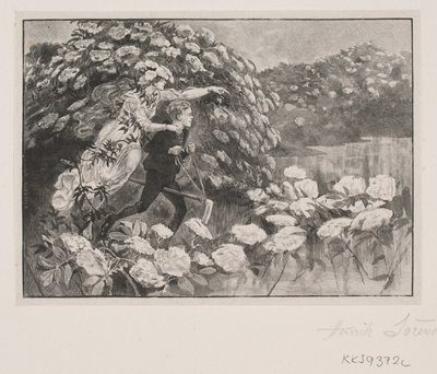 Illusztráció H. C. Andersenhez: "Hyldemother" alkotó: Henrik Arnold Hamilkar Sørensen