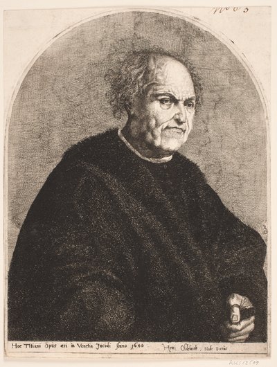 Idős férfi bundában alkotó: Henrik Oldeland
