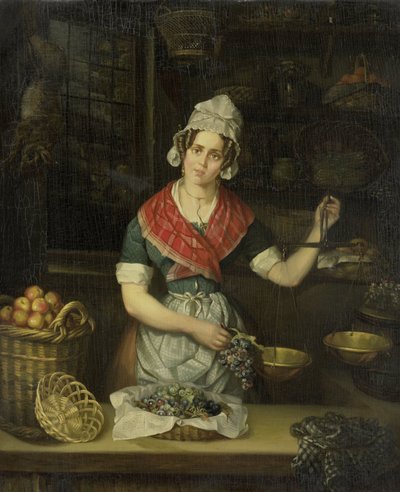 Gyümölcsárus alkotó: Henriëtta Christina Temminck