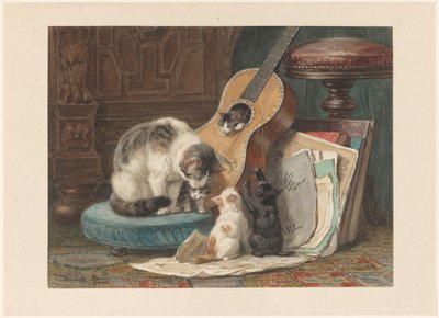 A Zenészek A Harmonisták alkotó: Henriëtte Ronner