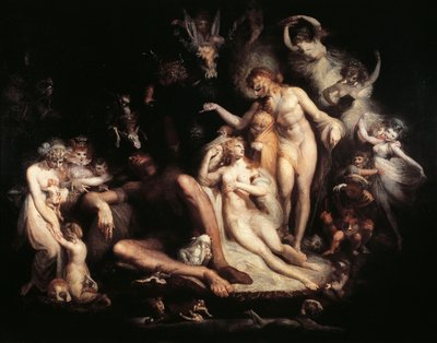 "Titania ébredése" alkotó: Henry  Fuseli