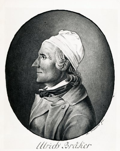 Ulrich Braker portréja (Nabis, Svájc alkotó: Johann Heinrich Füssli