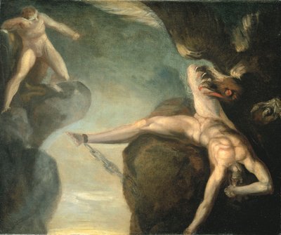 Prométheuszt Herkules szabadította fel alkotó: Henry  Fuseli