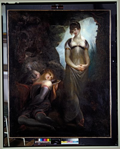 A fiatal Milton, 1796-99 körül (olaj, vászon) alkotó: Henry (1741 1825) Fuseli
