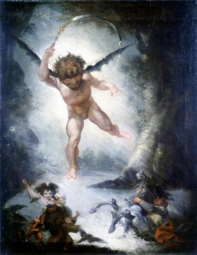 Robin Goodfellow (Puck) (A Szentivánéji álom) – szerző: Fussli (Fuseli), Johann Heinrich (1741-1825) alkotó: Henry  Fuseli