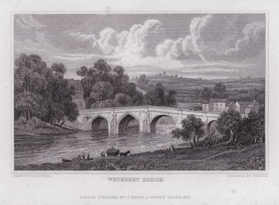 Wetherby híd (metszet) alkotó: Henry (after) Gastineau