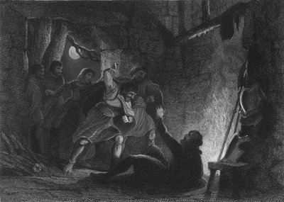 Gerald FitzGerald váltságdíjért történő meggyilkolása alkotó: Henry (after) Warren