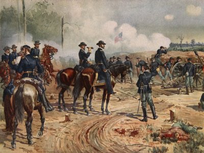 Atlanta ostroma, 1864. július 28-szeptember 2. (színes litó) alkotó: Henry Alexander Ogden