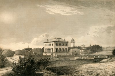 "The Park, Brighton", 1835. alkotó: Henry Alexander Ogg