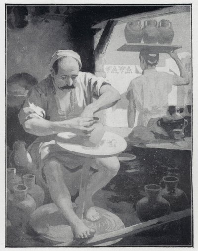 Egy keleti fazekas (litho) alkotó: Henry Andrew Harper