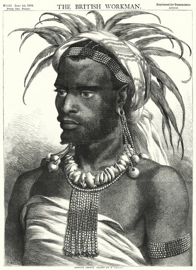 Afrikai herceg (metszet) alkotó: Henry Anelay