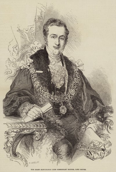 John Kinnersley Hooper, főpolgármester úr alkotó: Henry Anelay