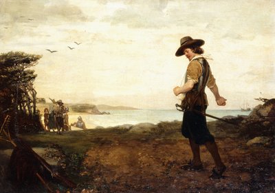 Rose Standish temetése, 1870 alkotó: Henry Bacon