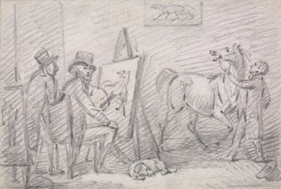 A Művészek Stúdiója alkotó: Henry Bernard Chalon