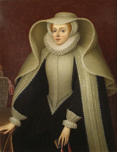 Elizabeth, Lady Hoby, született Elizabeth Cooke 1528-1609, 18. század vége. alkotó: Henry Bone