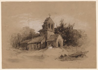 Templom egy tájban alkotó: Henry Bright