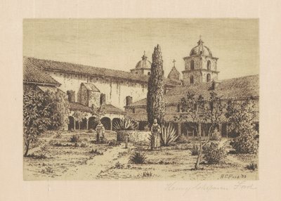 Kert, Mission Santa Barbara alkotó: Henry Chapman Ford