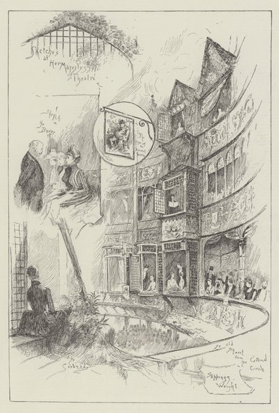 Vázlatok a Őfelsége Színházban alkotó: Henry Charles Seppings Wright
