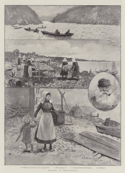Vázlatok Új-Fundlandon alkotó: Henry Charles Seppings Wright