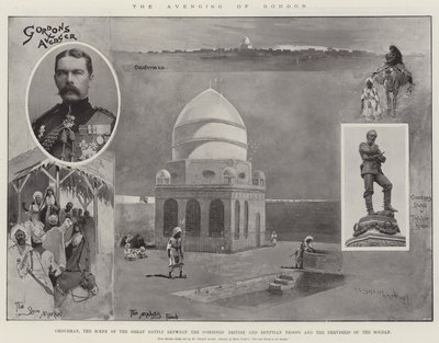 Gordon bosszúja, Omdurman, az egyesült brit és egyiptomi csapatok és a szudani dervisek közötti nagy csata színhelye alkotó: Henry Charles Seppings Wright