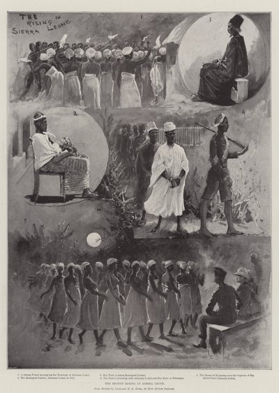 A legutóbbi felkelés Sierra Leonéban alkotó: Henry Charles Seppings Wright
