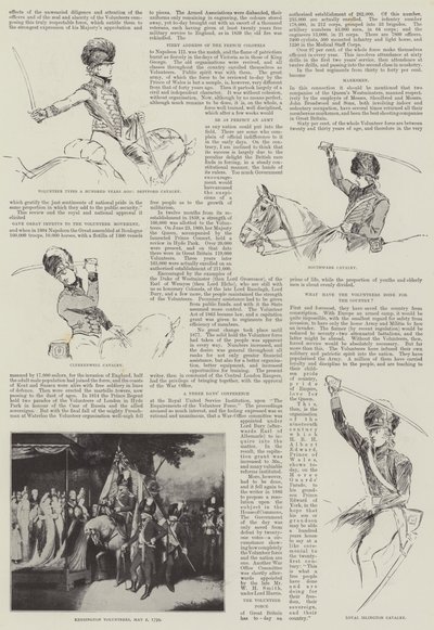 Önkéntes típusok száz évvel ezelőtt alkotó: Henry Charles Seppings Wright