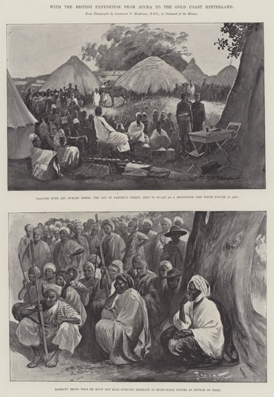 A brit expedícióval Accrából Gold Coast hátországába alkotó: Henry Charles Seppings Wright