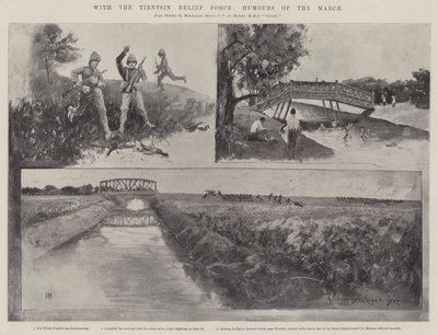 A Tientsin Relief Force-val, a márciusi humorral alkotó: Henry Charles Seppings Wright
