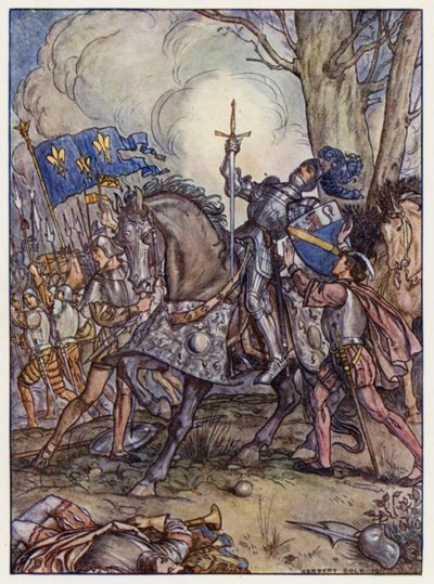 Bayard halála (színes litó) alkotó: Henry Cole