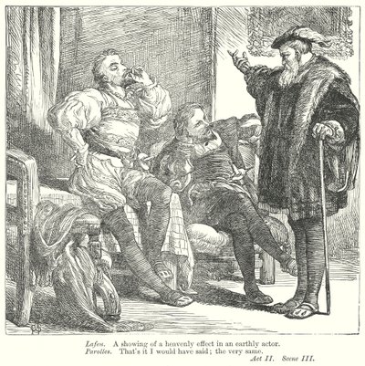 Minden jó, ha a vége jó (metszet) alkotó: Henry Courtney (after) Selous