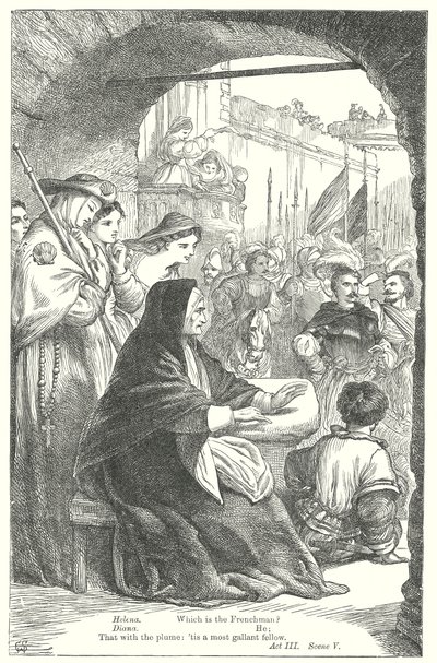 Minden jó, ha a vége jó (metszet) alkotó: Henry Courtney (after) Selous