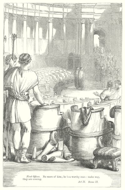 Coriolanus (metszet) alkotó: Henry Courtney (after) Selous