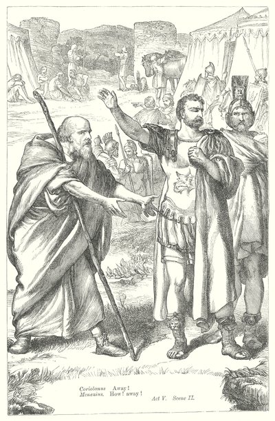 Coriolanus (metszet) alkotó: Henry Courtney (after) Selous
