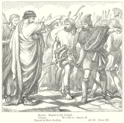 Coriolanus (metszet) alkotó: Henry Courtney (after) Selous
