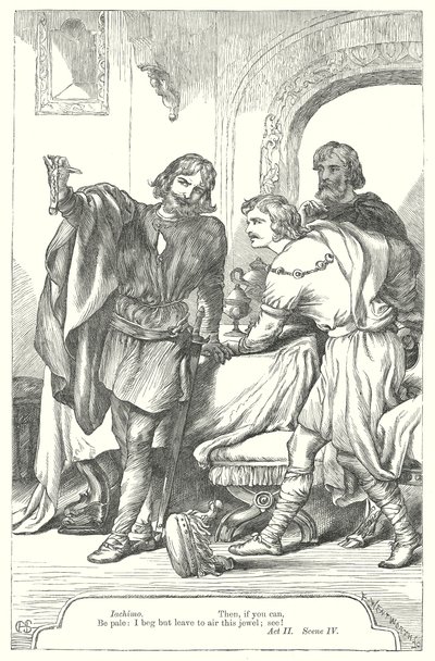 Cymbeline (metszet) alkotó: Henry Courtney (after) Selous