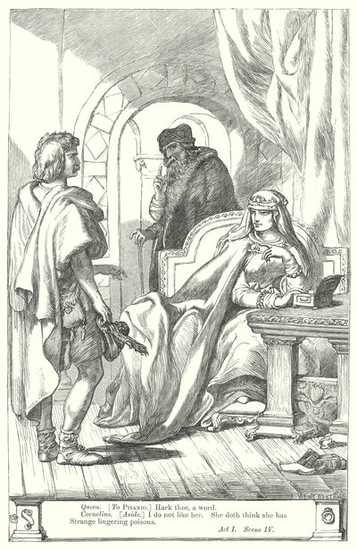 Cymbeline (metszet) alkotó: Henry Courtney (after) Selous