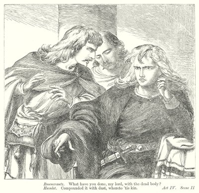 Hamlet (metszet) alkotó: Henry Courtney (after) Selous