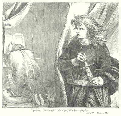 Hamlet (metszet) alkotó: Henry Courtney (after) Selous