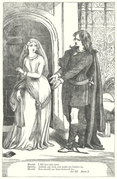 Hamlet (metszet) alkotó: Henry Courtney (after) Selous
