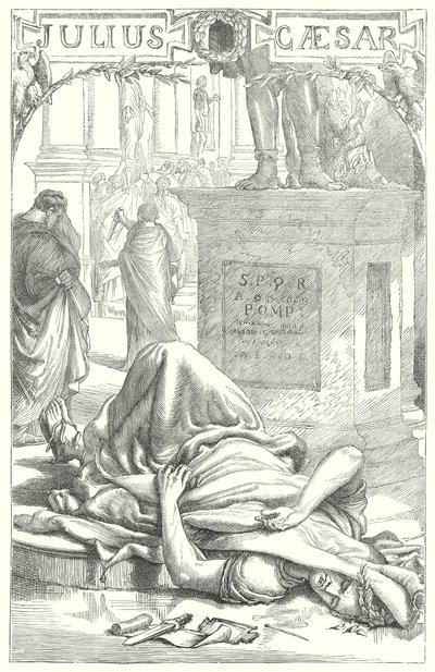 Julius Caesar (metszet) alkotó: Henry Courtney (after) Selous
