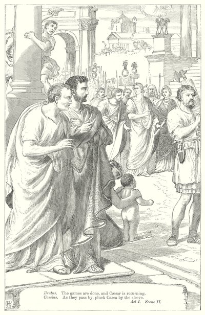 Julius Caesar (metszet) alkotó: Henry Courtney (after) Selous