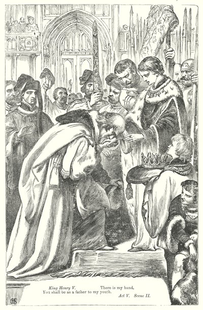 IV. Henrik király II. rész (metszet) alkotó: Henry Courtney (after) Selous