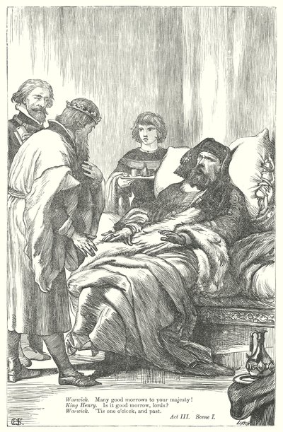 IV. Henrik király II. rész (metszet) alkotó: Henry Courtney (after) Selous